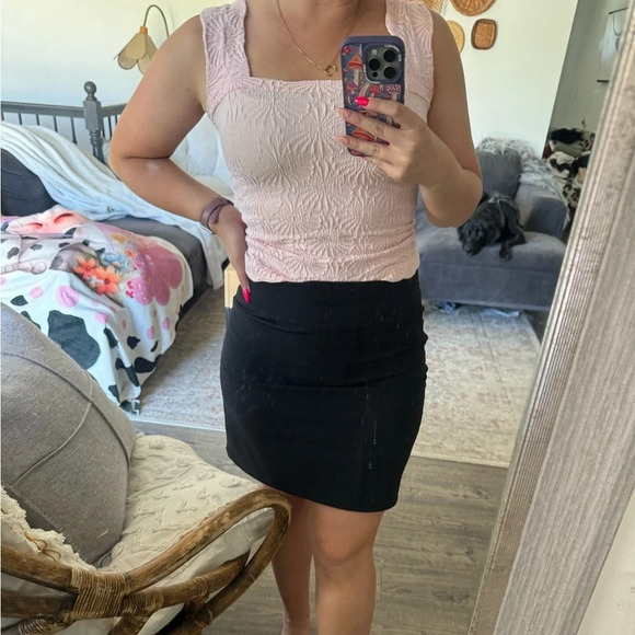 Zyia Black Reve A-line Skirt - Picture 8 of 10